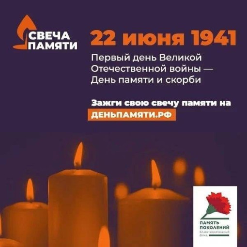 Всероссийская онлайн-акция "Свеча памяти" Всероссийская онлайн-акция "Свеча памяти".